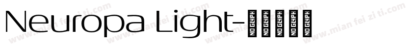 Neuropa Light字体转换